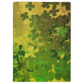 St. Patrick's Day und Viel Glück , ‎ vierblättrige Klemmbrett (Rückseite)