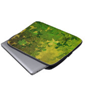 St. Patrick's Day und Viel Glück , vierblättrige Laptopschutzhülle (Vorne Knopf)