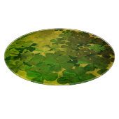 St. Patrick's Day und Viel Glück , vierblättrige Schneidebrett (Ecke)