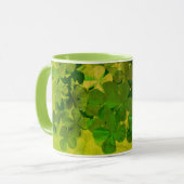 St. Patrick's Day und Viel Glück , vierblättrige Tasse (Vorderseite Links)