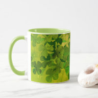 St. Patrick's Day und Viel Glück , vierblättrige