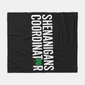 St. Patrick's Day Unfug-Koordinator Fleecedecke (Vorderseite (Horizontal))