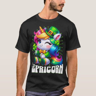 St Patricks Day Unicorn Niedliches St. Pattys Girl T-Shirt