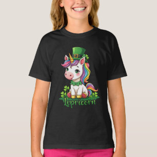 St Patricks Day Unicorn Niedliches St. Pattys Girl T-Shirt