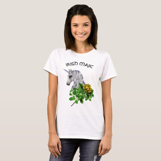 St. Patrick's Day Unicorn T - Shirt (Vorne ganz)
