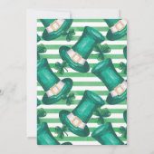 St. Patrick's Day Unisex Baby Shower Einladung (Rückseite)