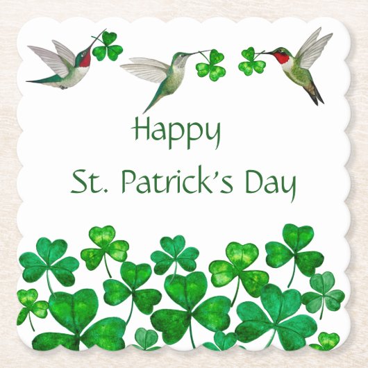 St. Patrick's Day  Untersetzer (Vorderseite)