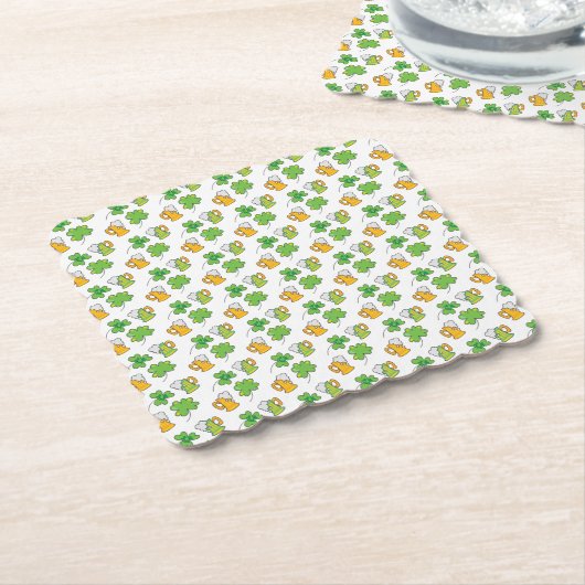 St. Patrick's Day Untersetzer (angewinkelt)