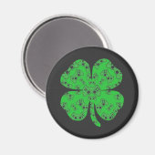 St Patricks Day Video Game Controller Kleeblatt Magnet (Vorderseite/Rückseite)