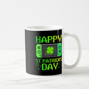 St Patrick's Day Video Game Gamer Kleeblatt Boys M Kaffeetasse
