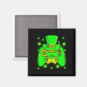 St Patrick's Day Video Game Kleeblatt Matching Men Magnet (Vorderseite/Rückseite)