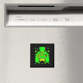 St Patrick's Day Video Game Kleeblatt Matching Men Magnet (In Situ (Geschirrspüler))