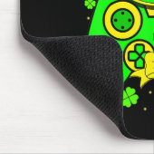 St Patrick's Day Video Game Kleeblatt Matching Men Mousepad (Ecke)