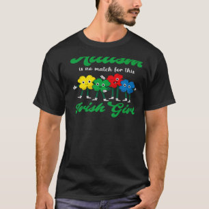 St Patricks Day Vier-Blatt-C-Kleeblatt Autismus-Be T-Shirt