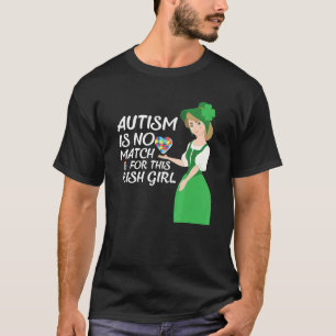 St Patricks Day Vier-Blatt-Klee Irisches Mädchen A T-Shirt