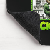 St Patricks Day Vier-Blatt-Klee-Schwänze St Paddys Mousepad (Ecke)