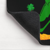 St. Patricks Day Vierblattklee - Glücklicher Hocke Mousepad (Ecke)