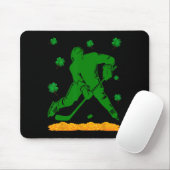 St. Patricks Day Vierblattklee - Glücklicher Hocke Mousepad (Mit Mouse)
