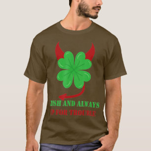 St Patricks Day Vierblättriges Kleeblatt Irish Kle T-Shirt