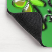 St. Patrick's Day vierblättriges Kleeblatt Mousepad (Ecke)