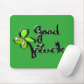 St. Patrick's Day vierblättriges Kleeblatt Mousepad (Mit Mouse)