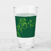 St. Patricks Day Vine & Clover Glass Glas (Vorderseite)