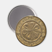 St. Patrick's Day Vintage Goldmünze Magnet (Vorderseite/Rückseite)