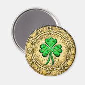 St. Patrick's Day Vintage Goldmünze Magnet (Vorderseite/Rückseite)