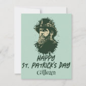 St. Patrick's Day Vintages Kleeblatt personalisier (Vorderseite)