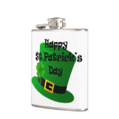 St. Patricks Day Vinyl Wrapped Flask Flachmann (Links)