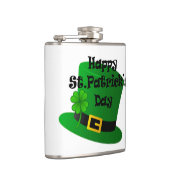 St. Patricks Day Vinyl Wrapped Flask Flachmann (Rechts)