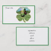 St. Patrick's Day Visitenkarte (Vorne/Hinten)