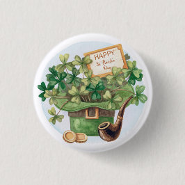 St. Patrick's Day Watercolor Spektakuläre Schaltfl Button