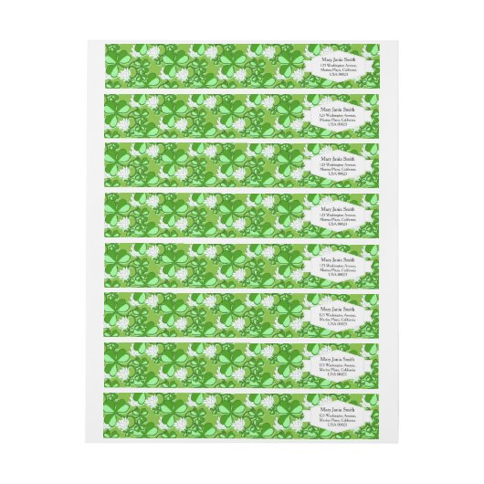 St. Patrick's Day Wedding Green Kleeblatt Irland (Bogen)