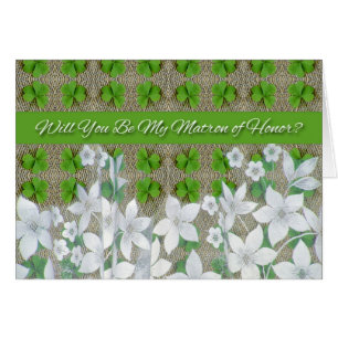 St. Patrick's Day Wedding, Matron of Ehre Einladun