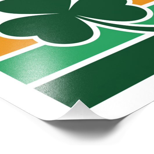 St Patricks Day Wee Little Hooligan Funny Fotodruck (Ecke)