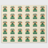 St Patricks Day Wee Little Hooligan Funny Geschenkpapier (Flach)