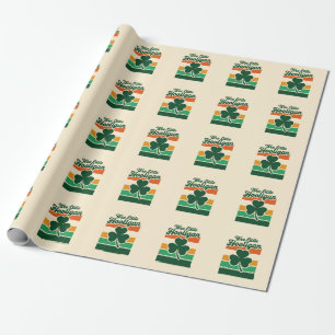 St Patricks Day Wee Little Hooligan Funny Geschenkpapier