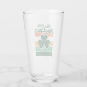 St Patricks Day Wee Little Hooligan Funny Glas (Rückseite)