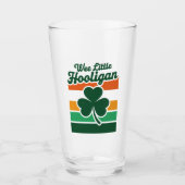 St Patricks Day Wee Little Hooligan Funny Glas (Vorderseite)