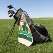 St Patricks Day Wee Little Hooligan Funny Golfhandtuch (Gras)