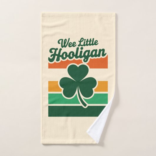 St Patricks Day Wee Little Hooligan Funny Handtuch (Handtuch)