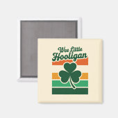 St Patricks Day Wee Little Hooligan Funny Magnet (Vorderseite/Rückseite)