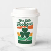 St Patricks Day Wee Little Hooligan Funny Pappbecher (Vorderseite)