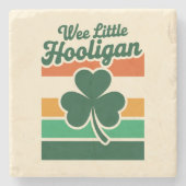 St Patricks Day Wee Little Hooligan Funny Steinuntersetzer (Vorderseite)