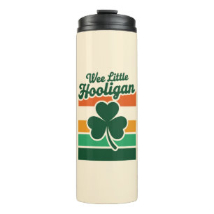 St Patricks Day Wee Little Hooligan Funny Thermosbecher