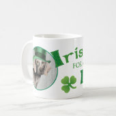 St. Patrick's Day Weimaraner Kaffeetasse (Vorderseite Links)
