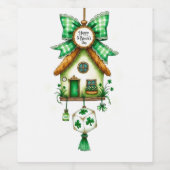 St. Patrick's Day Weinetikett (Einzelnes Label)