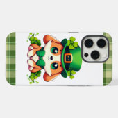 St. Patricks Day Welpe iPhone Hülle (Rückseite (Horizontal))