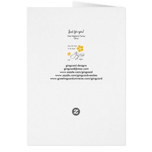 St. Patrick's Day West Highland Terrier (Hinten)